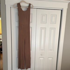 Elegant Brown Jumpsuit